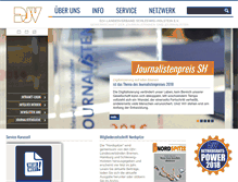 Tablet Screenshot of djv-sh.de